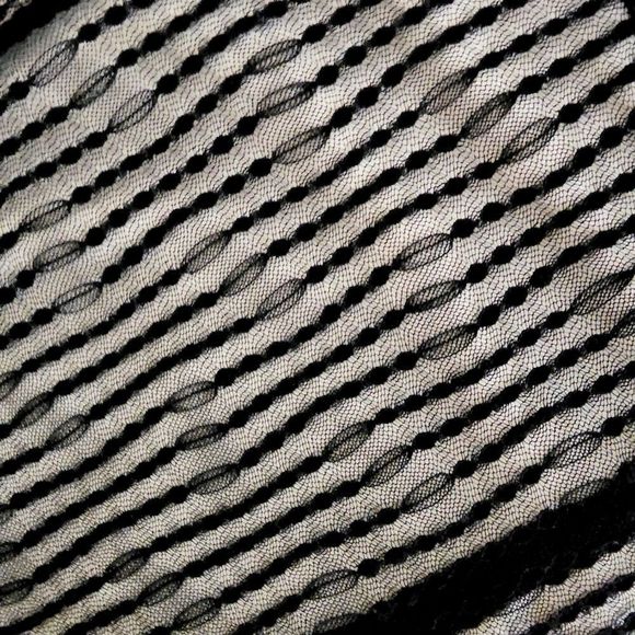 T. BLEU ANTHROPOLOGIE TUXEDO ROUCHED DETAILED LACE DRESS WITH PLEATED HEMLINE - Picture 5 of 8